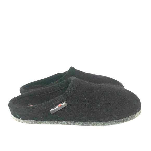 Haflinger Wool Black Slip-On Slippers Size 8.5/39 - Picture 8 of 10